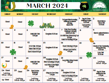 thumbnail image of March 2024 Calendar