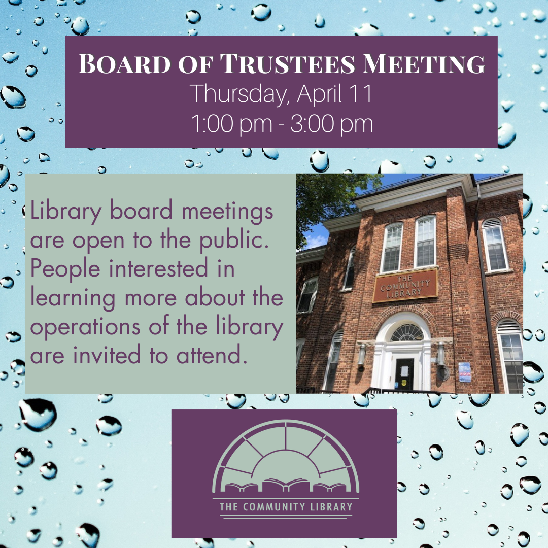 Board of Trustees meeting April 11 at 1 pm