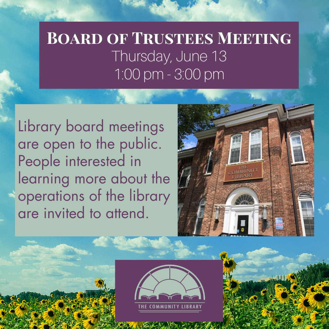 board of trustees meeting 1 pm on Wednesday, June 12